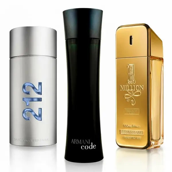 Herren 3er-Set — Gold auf Schwarz